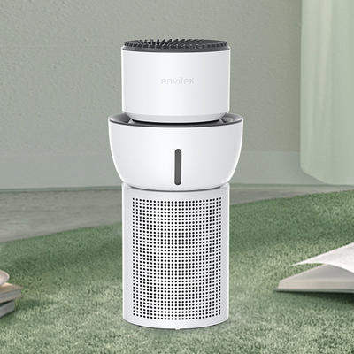 Humidificador de dupla finalidade, purificador de ar, aparelho 2 em 1 com íons negativos